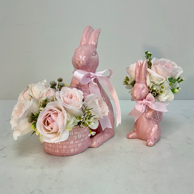 Tiny Bunny Basket, pink